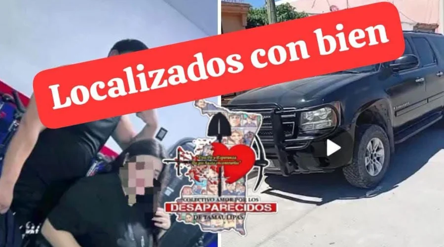 Localizan con vida a pareja desaparecida en Reynosa