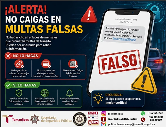 Falsas multas tránsito: Alertan por nueva estafa digital 1 MULTAS 34a