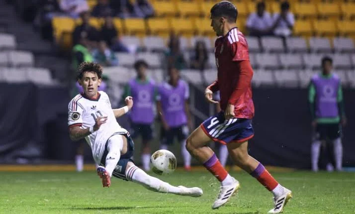 México Sub-20 triunfa ante Costa Rica 1 Mexico vence a Costa Rica y es lider del Grupo B