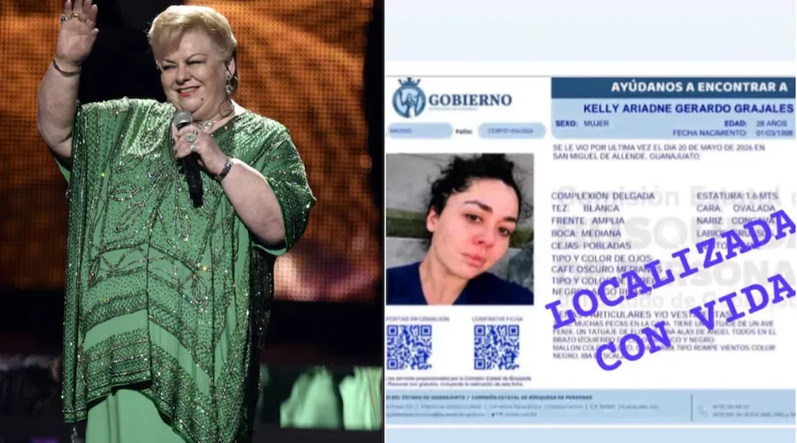 Nieta de Paquita la del Barrio es encontrada, tras 40 días perdida