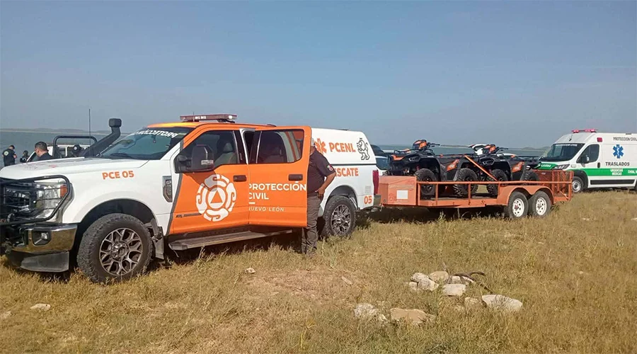 Buscan a hombre desaparecido en aguas de la presa El Cuchillo 1 PC CUCHILLO 2bbb