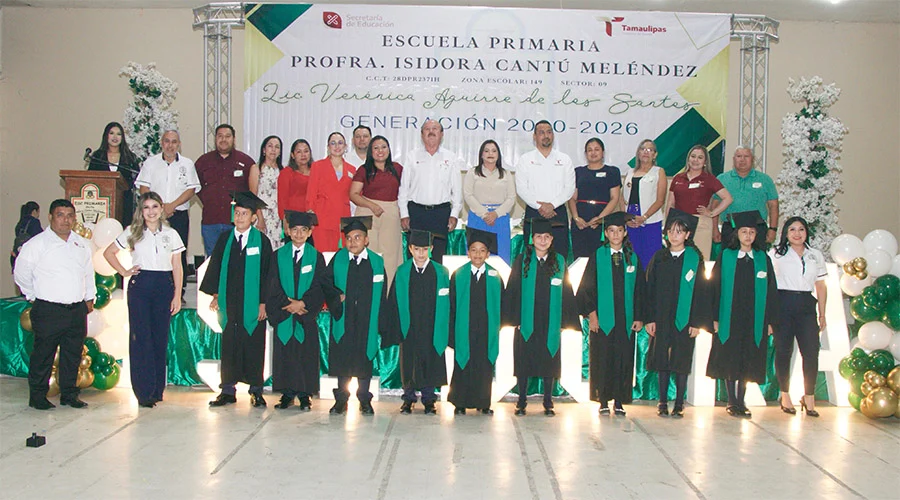 “Nunca dejen de soñar”: Verónica Aguirre a generación 2020-2026 de Primaria de San Fernando 1 SAN FER 2bbblld