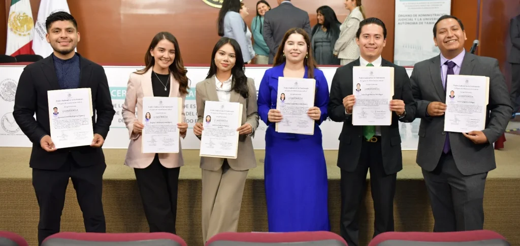 Estudiantes de excelencia de la UAT concluyen estancia en el Órgano de Administración Judicial 1 WhatsApp Image 2026 07 14 at 6.49.08 PM