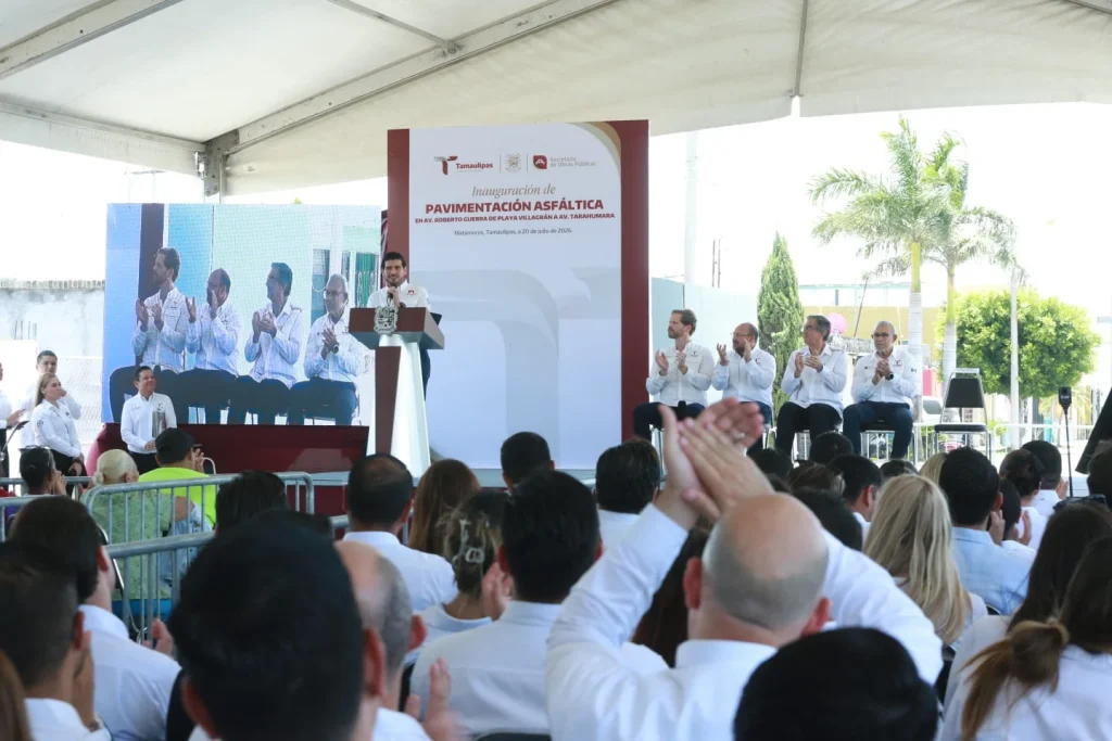 Obra vial en Matamoros: Inauguran pavimentación con inversión de 38 millones 2 WhatsApp Image 2026 07 20 at 5.43.34 PM