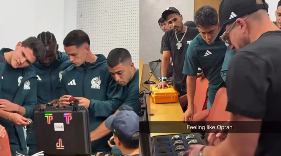Youtuber regaló relojes Rolex a jugadores de la Selección Mexicana