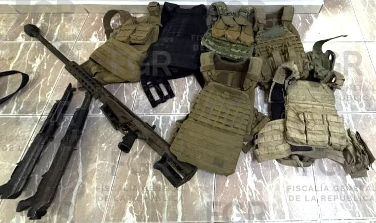 Vinculan a proceso a Donalson; portaba fusil Barrett y cartuchos 1 aseguramiento de fusil barrett matamoros