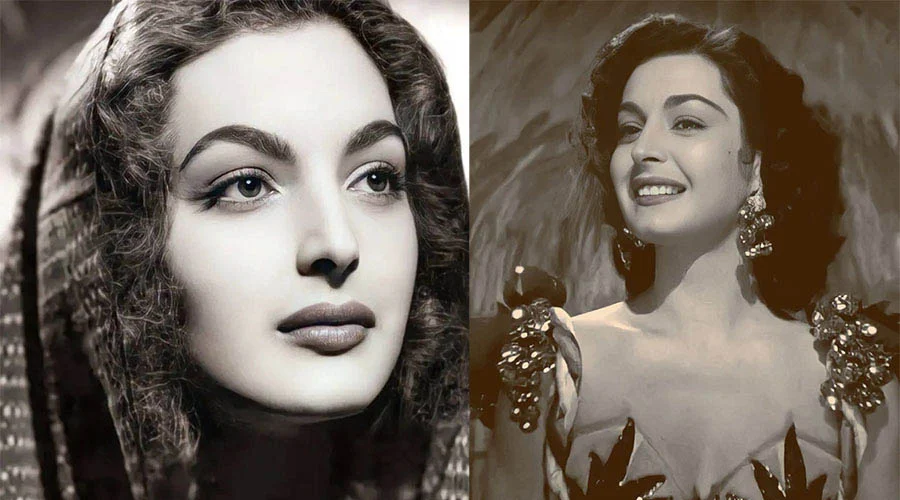 cine-mexicano-elsa-aguirre Retrato en blanco y negro de la actriz del cine mexicano Elsa Aguirre destacando sus facciones.