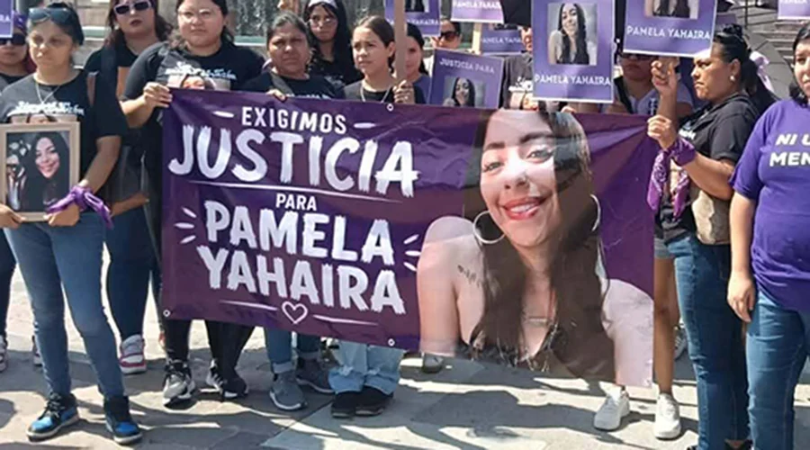 Claman justicia por feminicidio de Pamela Yahaira en Nuevo León 2 feminicidio de pamela protesta0