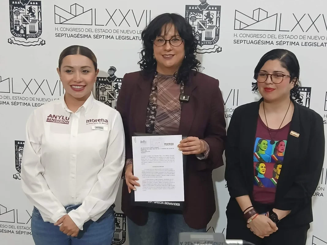 protesta-contra-la-violencia-de-genero-nuevo-leon Diputadas de Morena presentan un exhorto para frenar la violencia de género en Nuevo León.