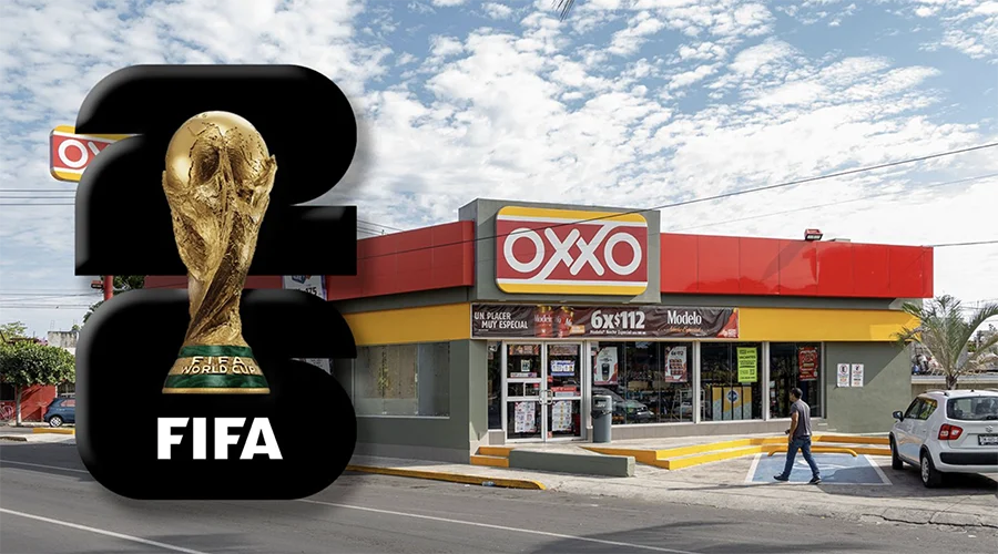 ventas-de-oxxo-mundial-2026 Tienda de conveniencia con clientes durante el reporte sobre las ventas de Oxxo.