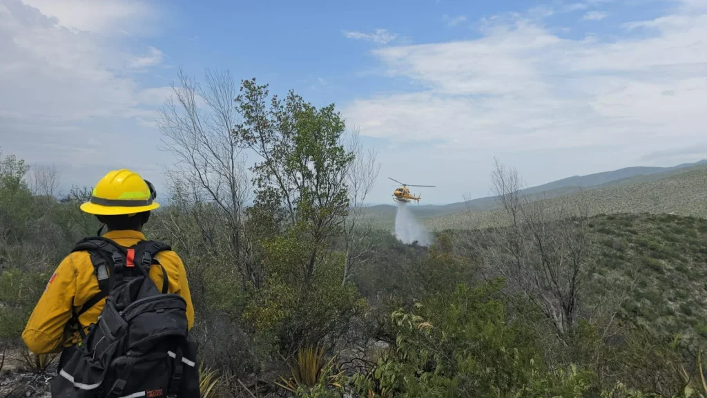 Continúa combate a incendio forestal en Lampazos NL 5 761063704 1612575426884540 3508801010412269670 n