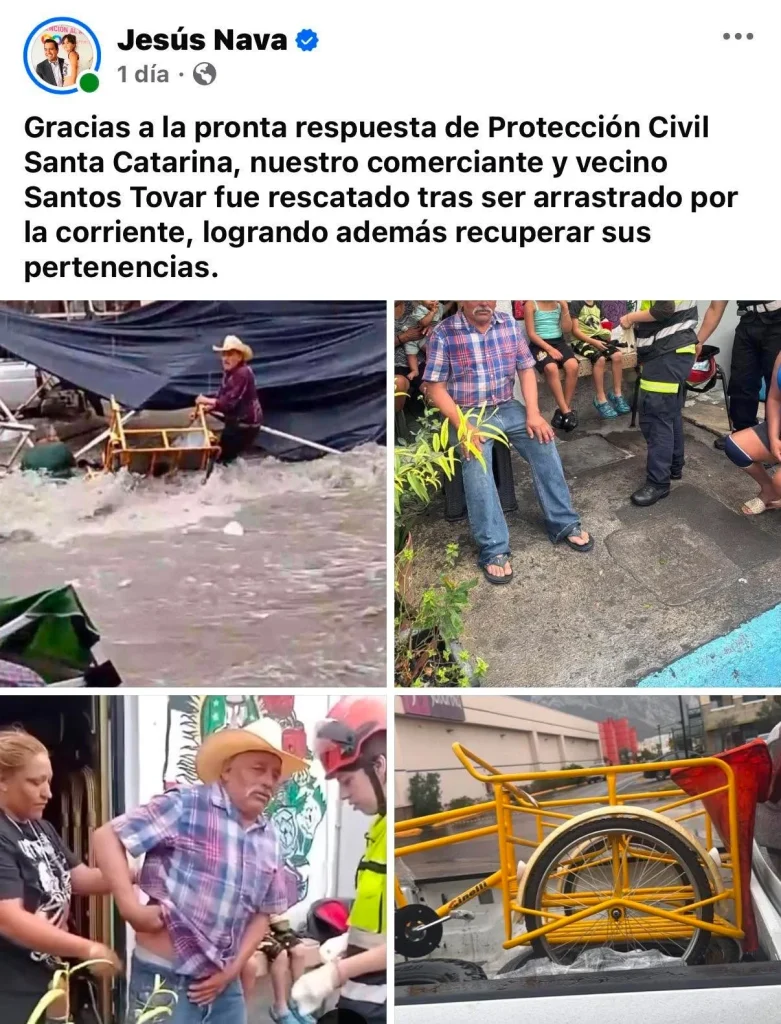 Santa Catarina entrega triciclo a Don Santos y anuncia apoyo para comerciantes afectados 1 761719032 1763176364694619 2395981179830662052 n
