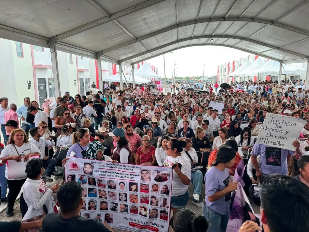 Manifestaciones marcan visita de Claudia Sheinbaum a Matamoros 1 770719443 1076370644923141 2786791469930401767 n