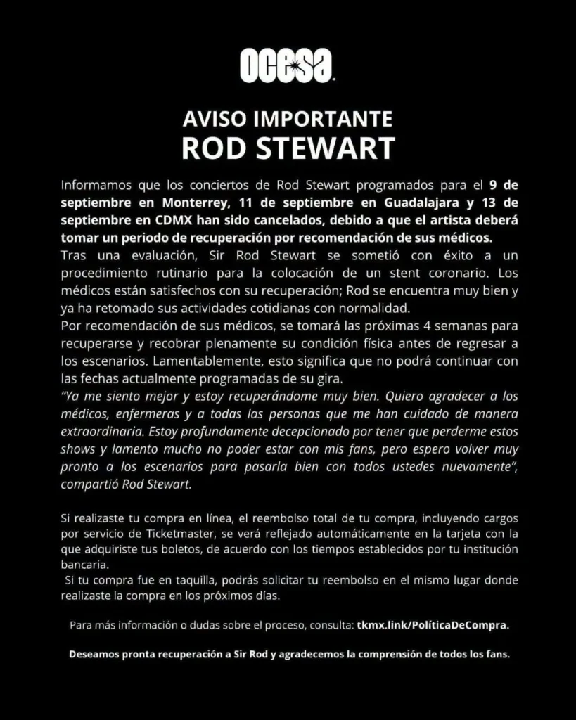 Cancela Rod Stewart conciertos en México por motivos de salud 1 772685132 1033710372991467 1644571076001802479 n