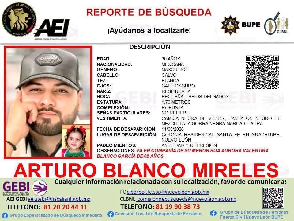 Desesperada madre pide ayuda para localizar a su hija de 2 años 1 772987103 2170002303920670 5126993703547156694 n