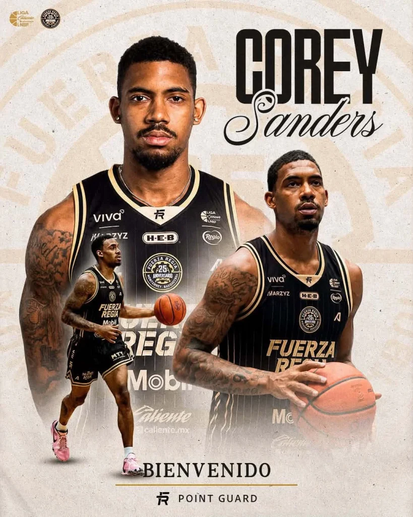 Corey Sanders llega a Fuerza Regia 2 777351062 1056348553868359 1299005359554597427 n