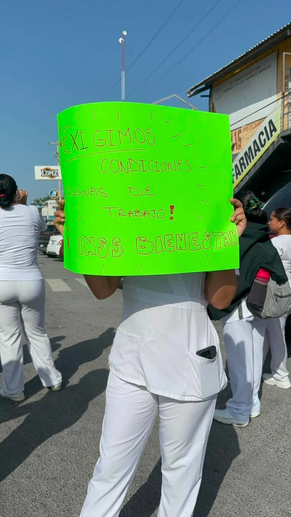 Protestan trabajadores del IMSS-Bienestar por incumplimiento de prestaciones laborales 1 789726633 4437476646503905 8202487033534910050 n