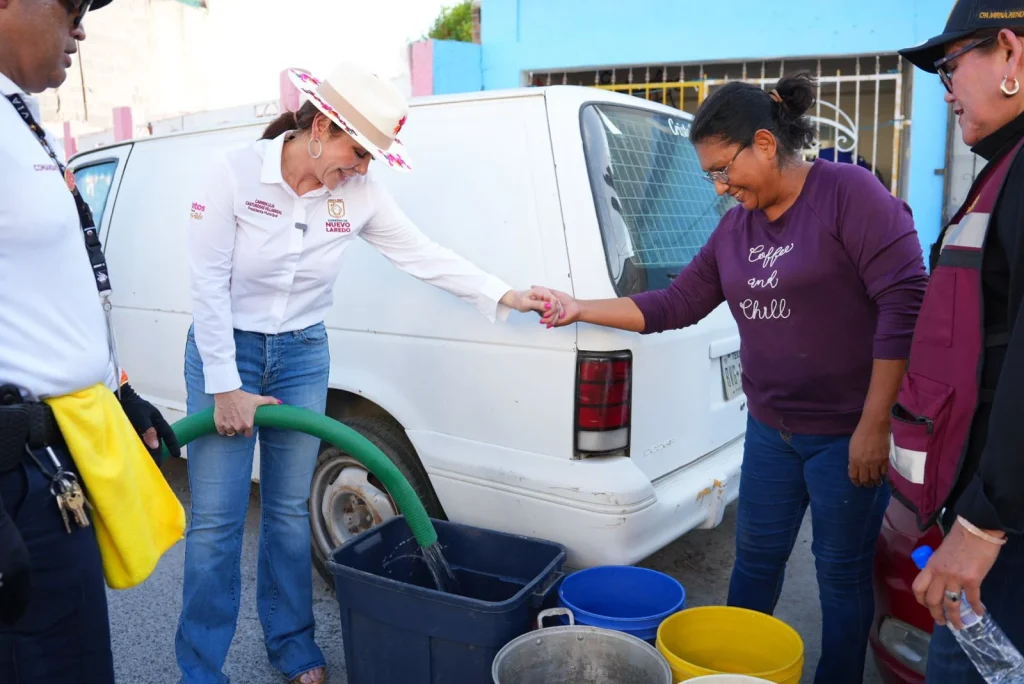 Carmen Lilia impulsa nueva infraestructura de agua en Nuevo Laredo 1 CARMEN LILIA 2