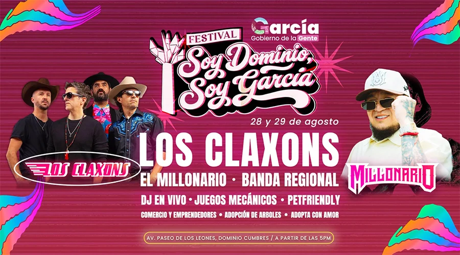 García se prepara para un fin de semana “Al puro centavo” con los Claxons 1 CLAXONS 2bbb