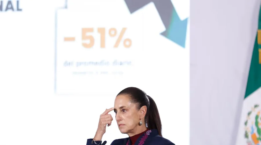 Caen homicidios 51% en gestión de Sheinbaum