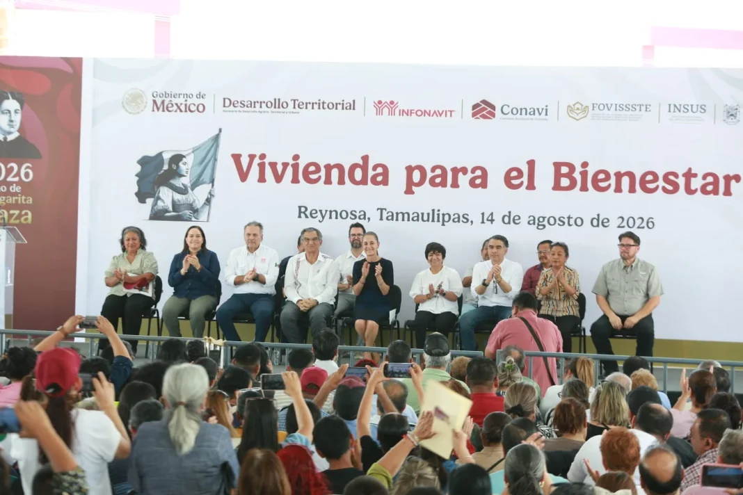 Reynosa Inicia Claudia Sheinbaum gira por Tamaulipas con entrega de viviendas en Reynosa