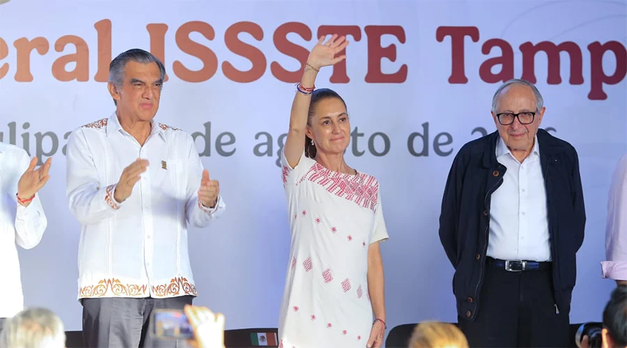 acceso-salud-publica-issste Inauguración del Hospital General del ISSSTE en Tampico, impulsando la salud pública.