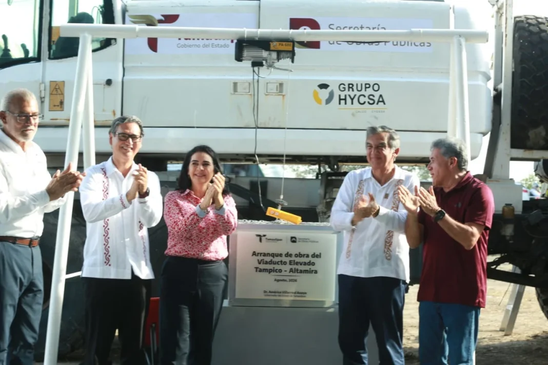 altamira Arranca Américo construcción del viaducto elevado Tampico-Altamira, obra histórica para el sur