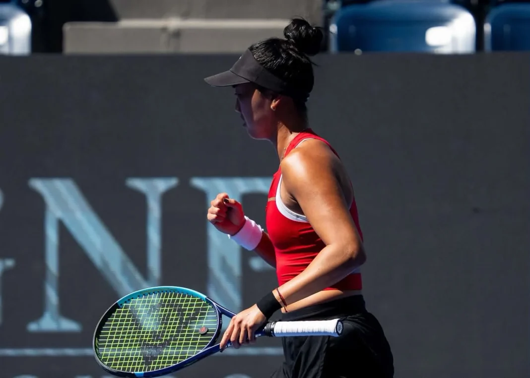 ann-li-abierto-monterrey Ann Li en acción durante su partido en el Abierto Monterrey.