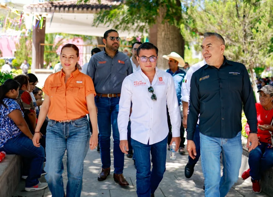 Lleva Félix Arratia programas y apoyos sociales al sur de NL 1