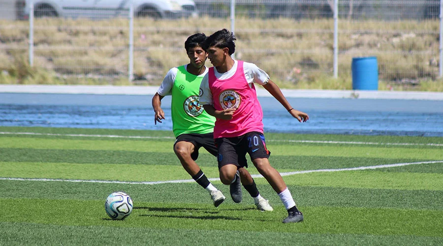 heroes-de-zaci-busca-talento-reynosense Jóvenes futbolistas participan en las visorias del club Héroes de Zaci en busca de talento reynosense.