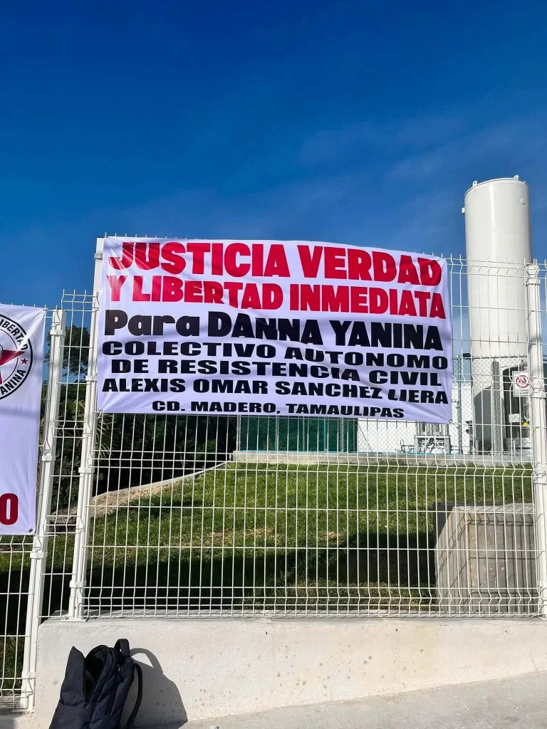 Piden justicia para Danna Yannina en Tampico 1 manta Danna
