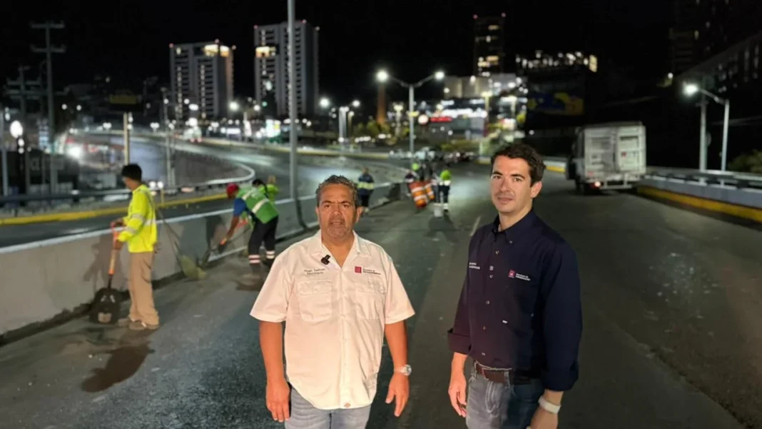 monterrey-san-jeronimo Gobierno de Monterrey realiza operativo nocturno de mantenimiento en San Jerónimo