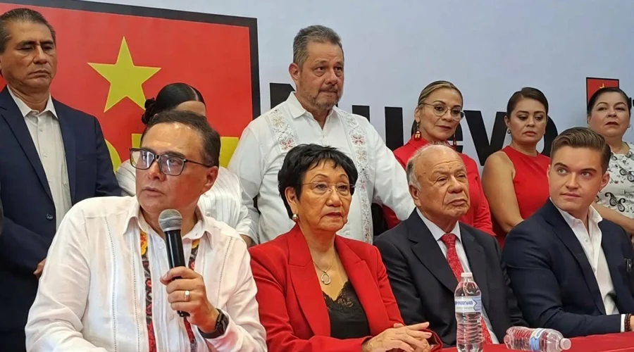 Ratifica PT a Jesús Elizondo como su propuesta para encabezar la 4T en NL 1 Texto Alternativo (Alt Text): Conferencia donde ratifica PT a Jesús Elizondo como su propuesta en NL