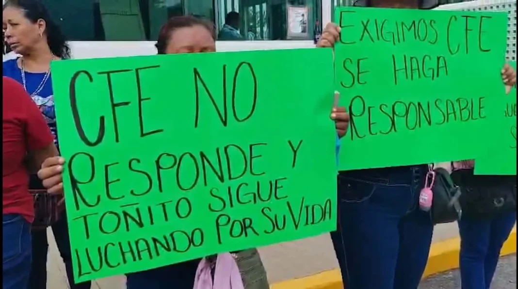 tonito Familia de Toñito piden ayuda a Sheinbaum ante falta de respuesta de la CFE
