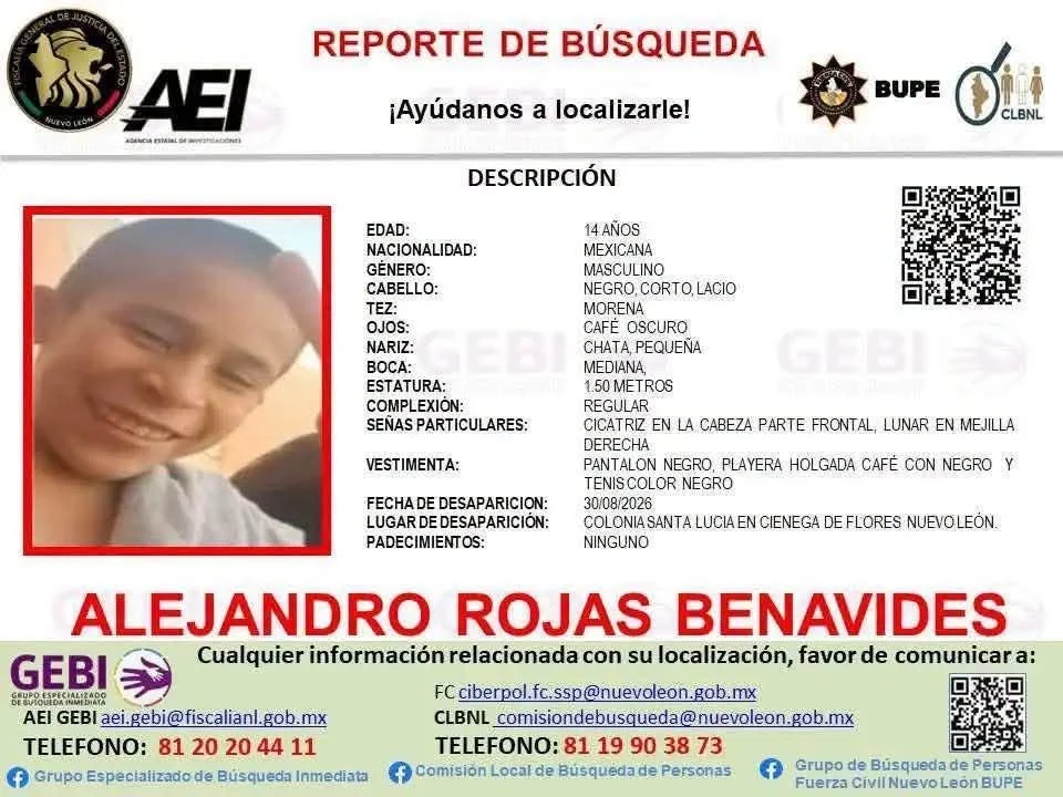 Dos adolescentes desaparecen en distintos puntos de NL 2 790512088 2284054098998341 908820523939599264 n