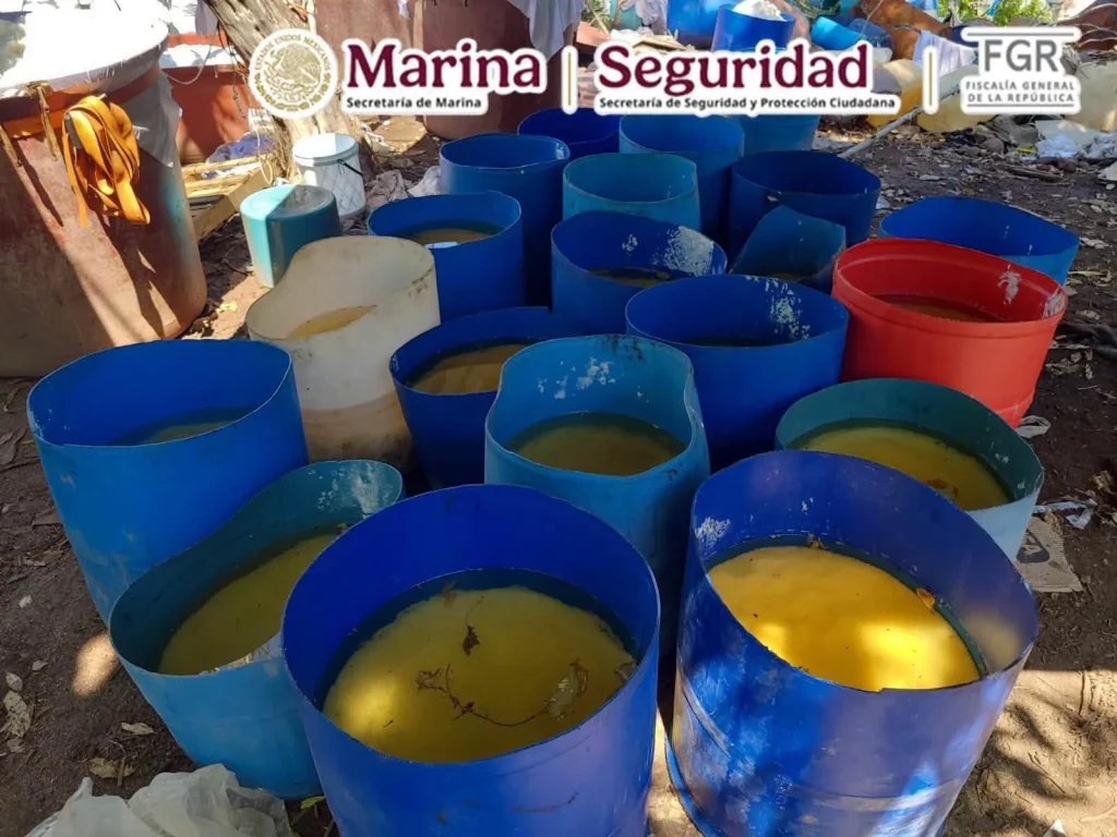 Aseguran 16 toneladas de metanfetamina en Sinaloa 1 796468040 2291329738336270 8870246825459663352 n