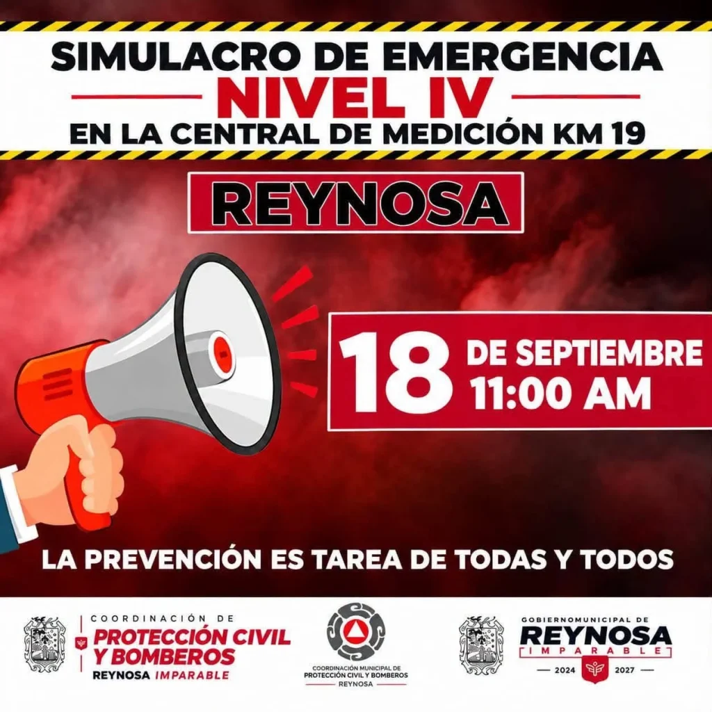 Simularán emergencia en instalaciones de Pemex en Reynosa 1 810420530 1067864105872336 1137353034059776062 n