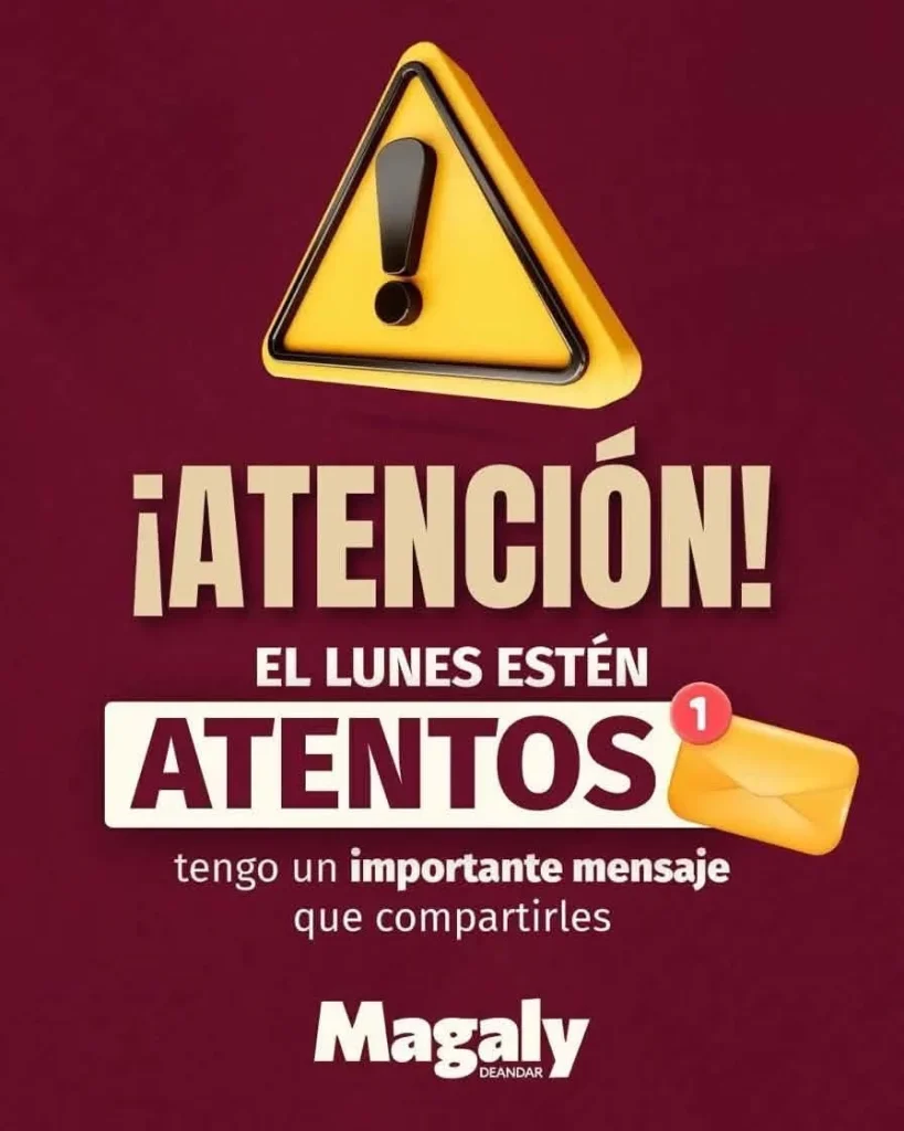 Magaly Deandar anuncia mensaje para el próximo lunes 1 825261021 1091378820520580 2421159180056953031 n