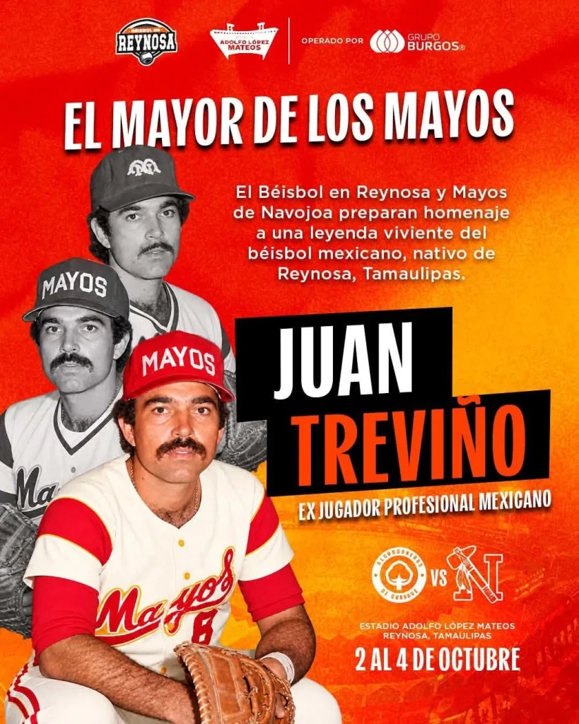 Preparan homenaje a Juan Treviño, leyenda del beisbol reynosense 1 829406179 1619895619683390 2742216781940685893 n