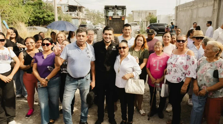 Beto Granados encabeza arranque de pavimentación en la Col. Expofiesta Oriente