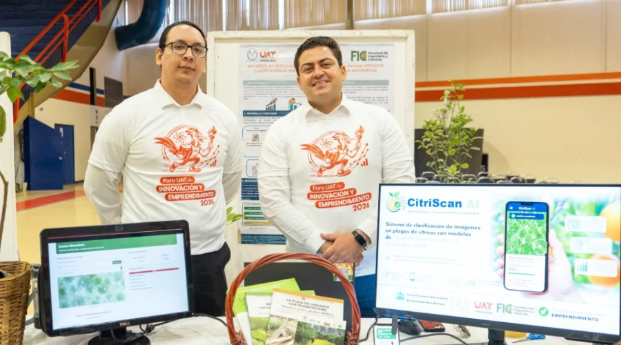 Estudiantes de la UAT desarrollan CitriScan, innovadora aplicación para proteger la citricultura