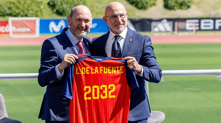 Luis De La Fuente, España, RFEF, futbol, selección española El director técnico Luis De La Fuente durante su etapa con la selección de España.