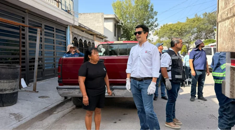 Recolecta Monterrey 15 toneladas de basura y cacharros en La Alianza