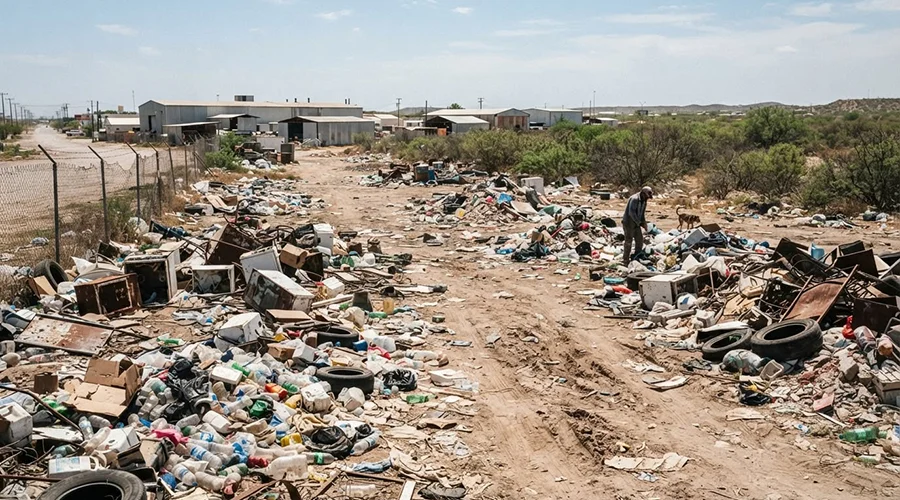 buscan-sancionar-tiraderos-clandestinos-de-basura-reynosa Autoridades buscan sancionar la acumulación de desechos en tiraderos clandestinos de basura en Reynosa.