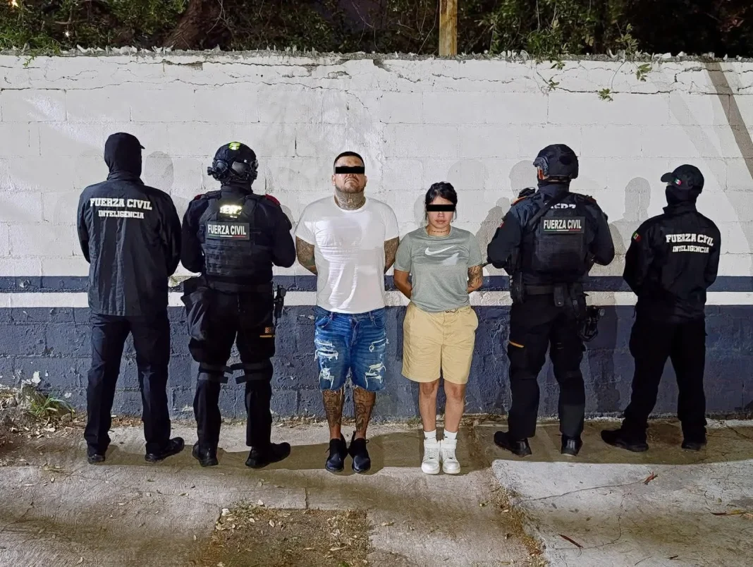 capturan-a-pareja-droga-guadalupe Capturan a pareja con droga y municiones en Guadalupe tras operativo de Fuerza Civil