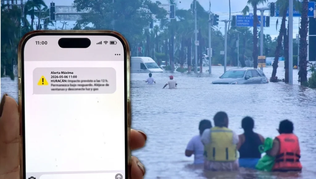 Celulares en México recibirán alertas por huracanes este 2026 2 celulares alertas huracanes 01