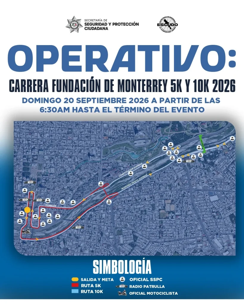 Operativo por carrera fundación de Monterrey 1 db31bc61 0039 4709 9879 700eab8315a9