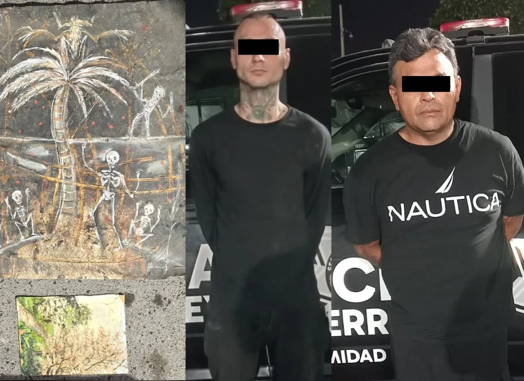 detienen-por-robar-pinturas-al-oleo-en-monterrey Elementos de seguridad en Monterrey tras la detención de implicados por robar pinturas al óleo