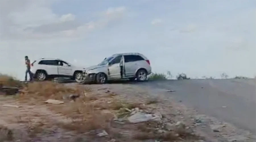 empleados-municipales-accidente-reynosa Señalan a empleados municipales por presunto consumo de alcohol y provocar accidente en Reynosa.