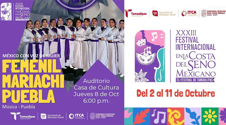 festival-diaz-ordaz El Gobierno Municipal que preside Nataly García Díaz, se suma al XXXIII Festival Internacional en la Costa del Seno Mexicano